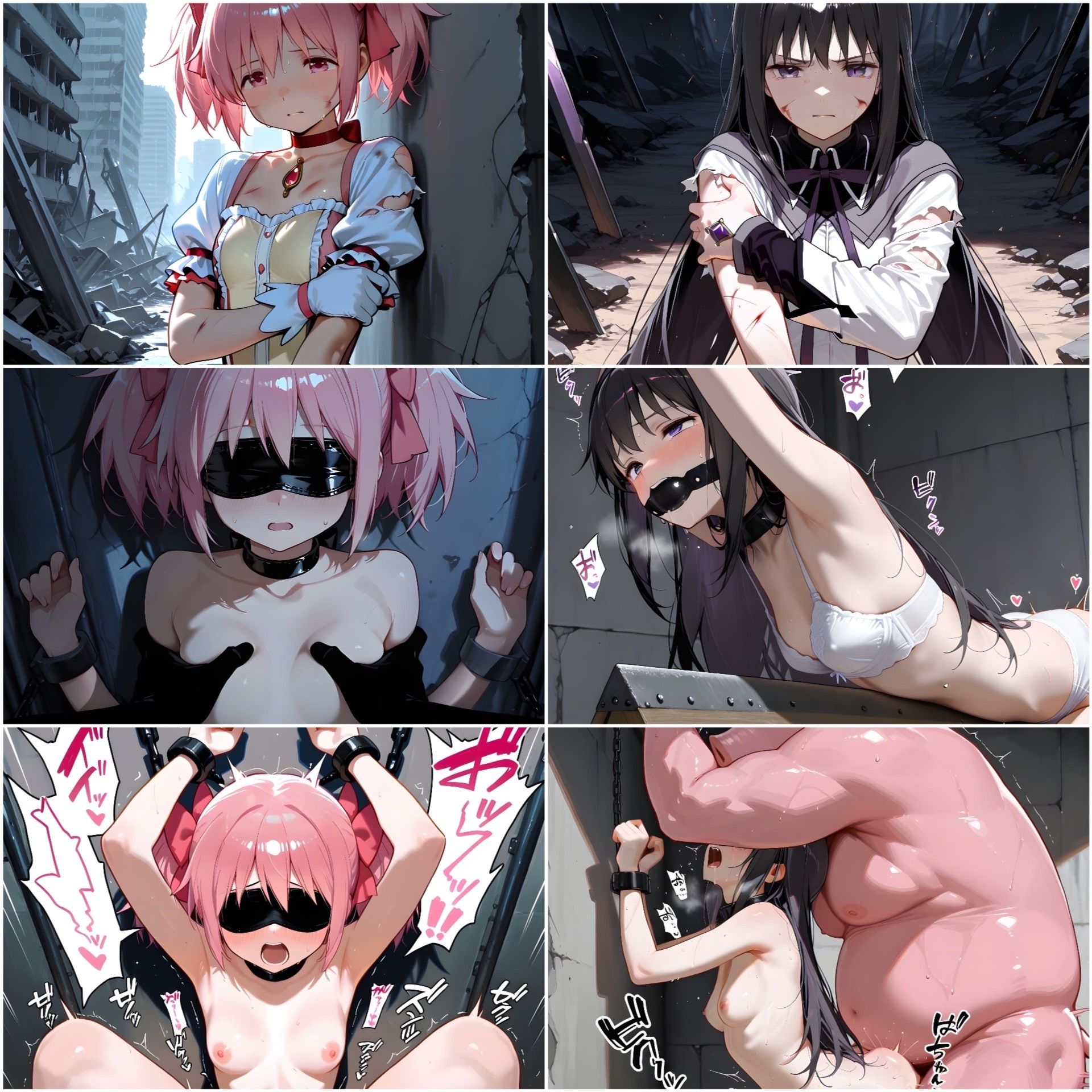 汚され魔法少女〜囚われ編〜 サンプル2ページ目