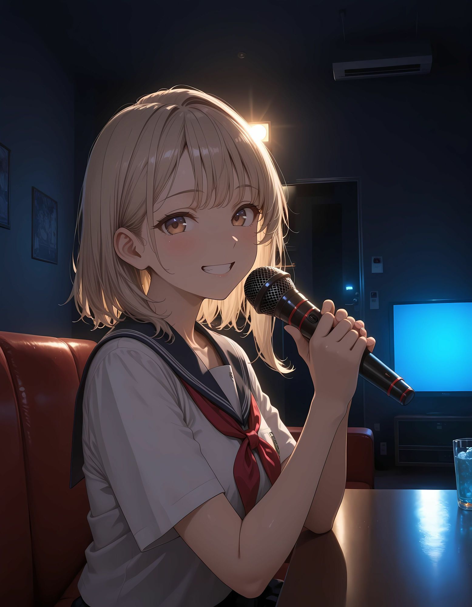 俺のいいなり後輩とカラオケで サンプル3ページ目