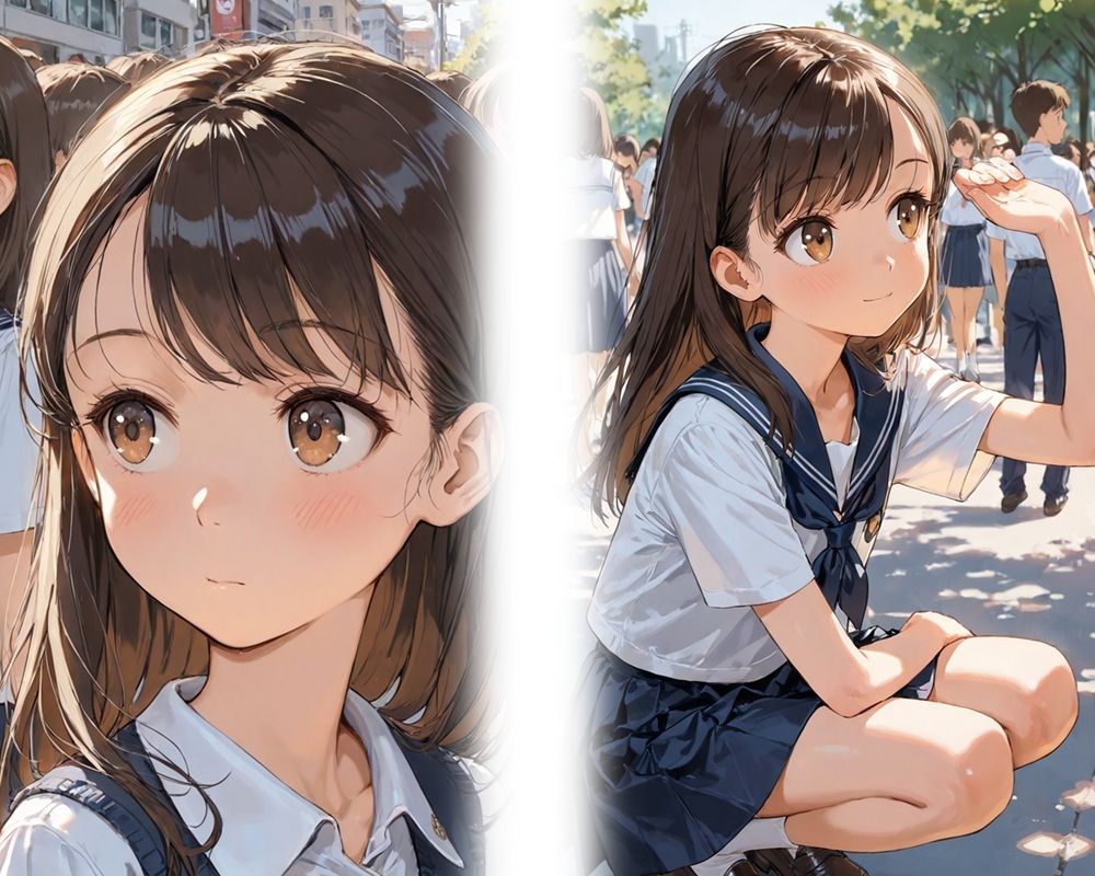 街で見つけたアイドル級ロリ少女に、完全合意で束縛プレイ＆ぶっかけ連続種付けの記録 サンプル1ページ目