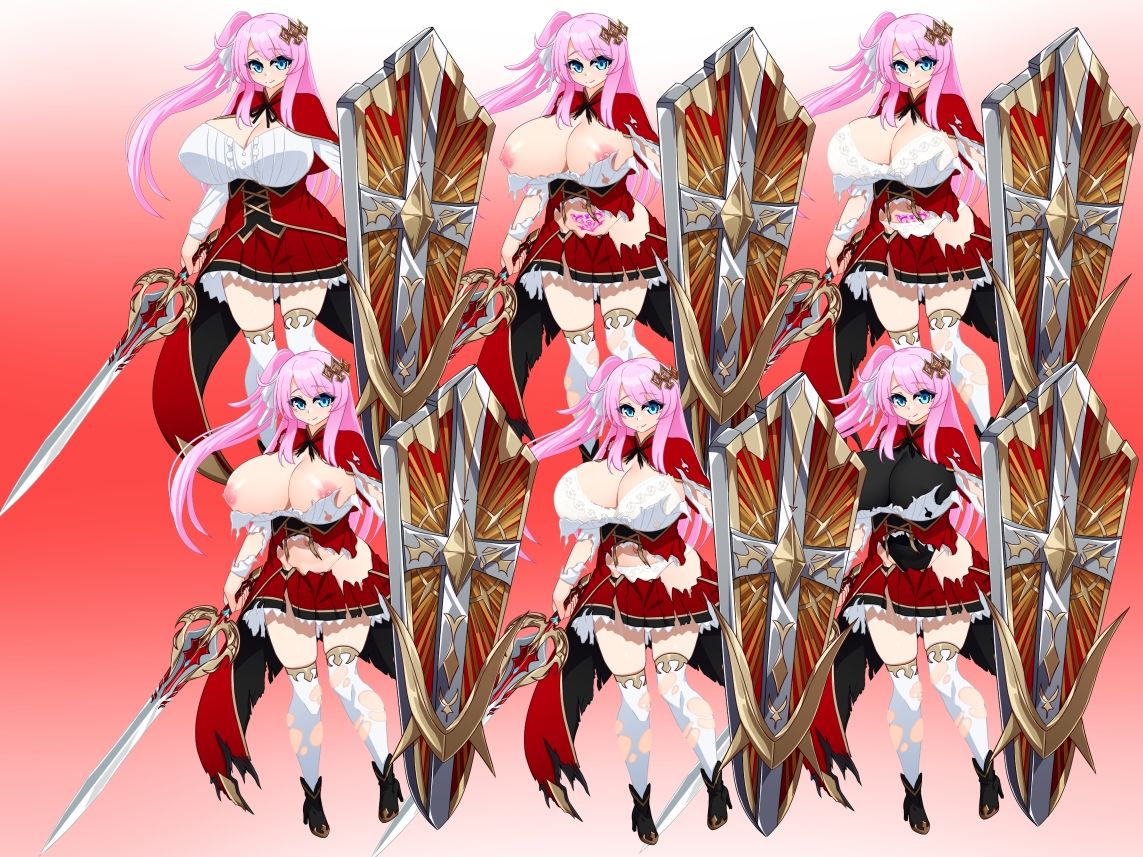 立ち絵素材 盾の騎士 サンプル2ページ目