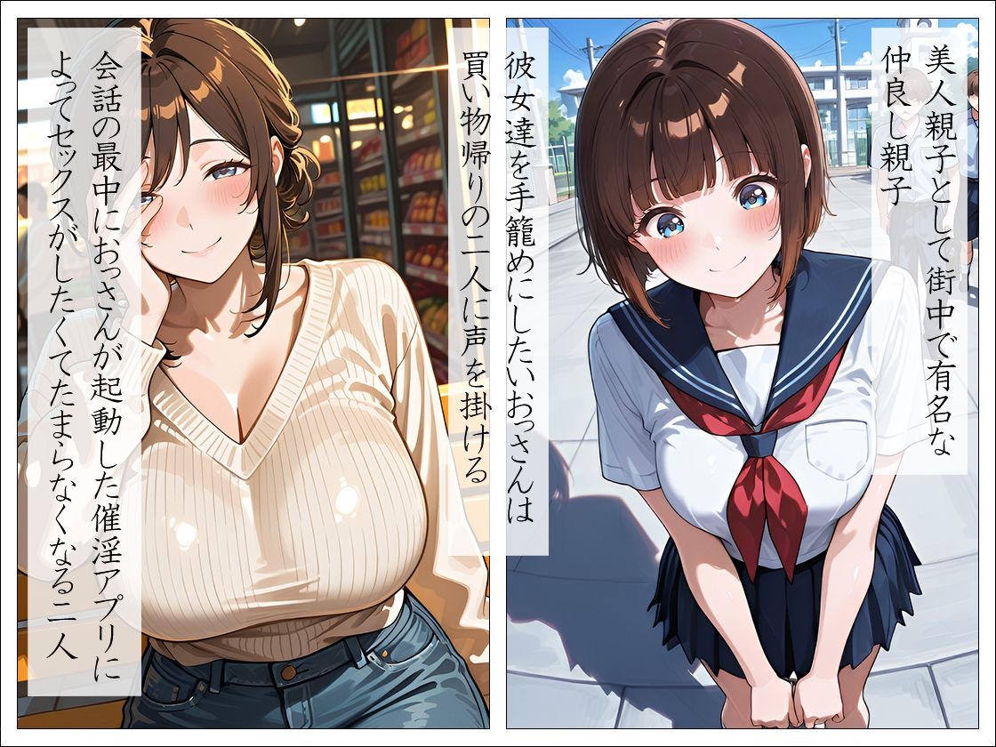 生ハメ母娘（おやこ）丼 サンプル1ページ目