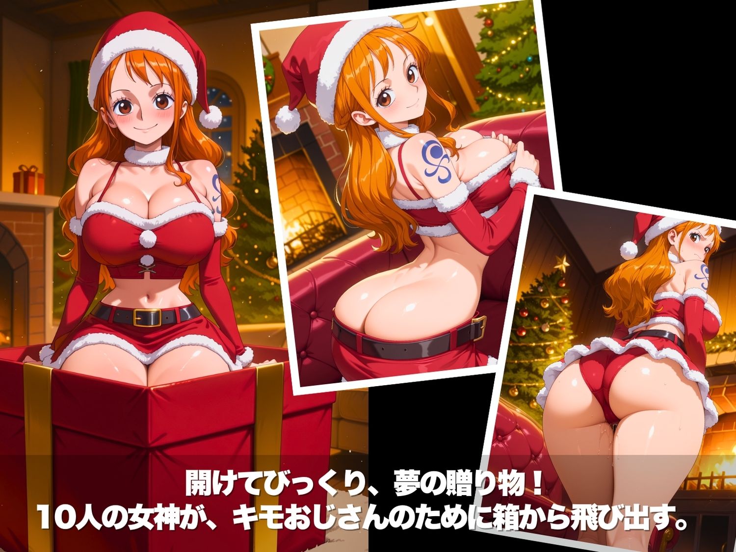 キモおじさんのクリスマス・ワ●ピース サンプル2ページ目
