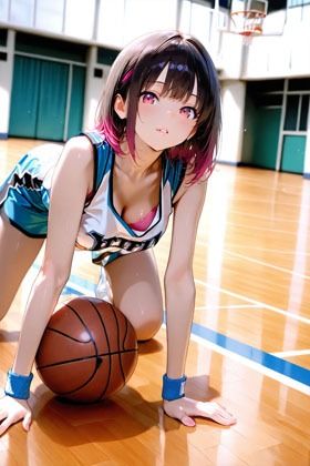 バスケ部の女子達 サンプル4ページ目