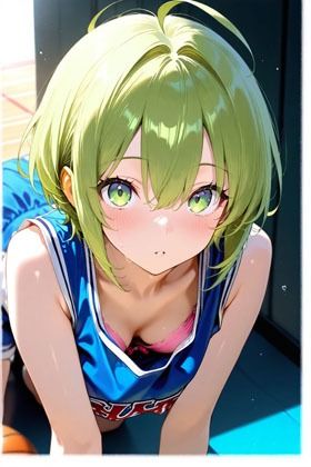 バスケ部の女子達 サンプル6ページ目