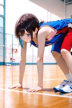 バスケ部の女子達 サンプル7ページ目