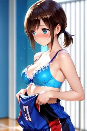 バスケ部の女子達 サンプル9ページ目