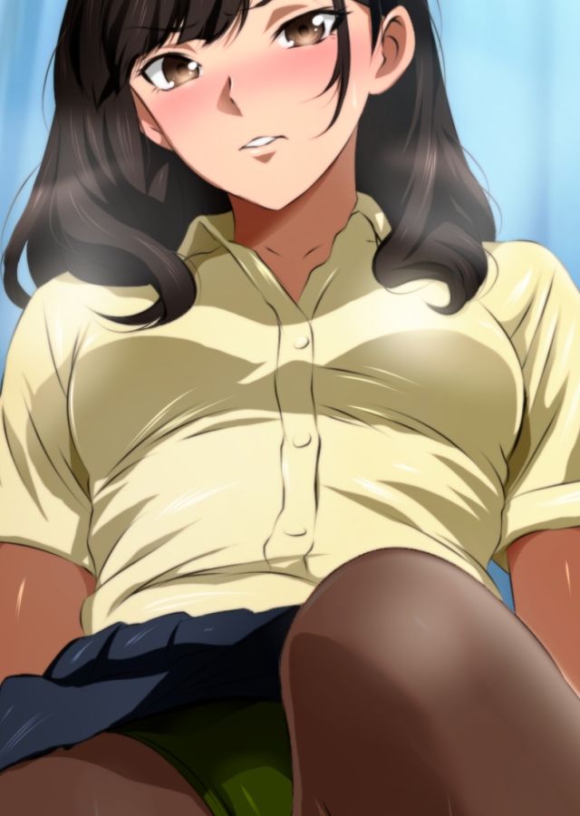 ローアングルお嬢様 越嶋伊織と制服ブルマ黒タイツ サンプル8ページ目