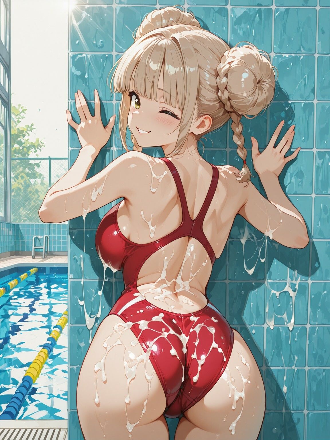 着衣ぶっかけ尻宴 ―5衣装で魅せる妄想解放CG集― サンプル2ページ目