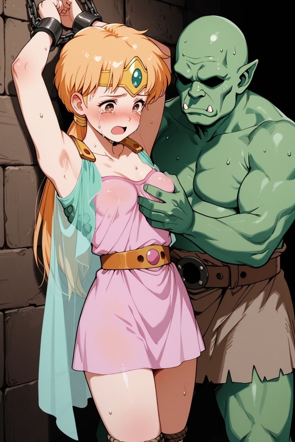 魔王軍に捕らわれたダイの●冒険 レオナ姫 サンプル5ページ目