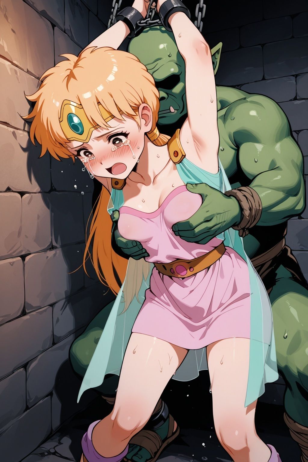 魔王軍に捕らわれたダイの●冒険 レオナ姫 サンプル6ページ目