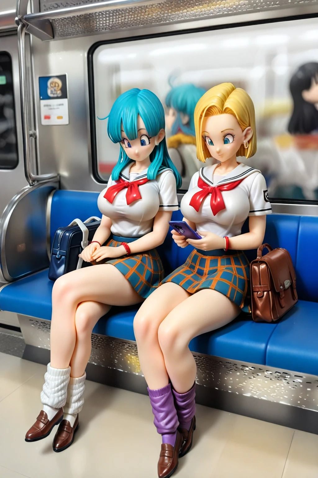Android18号とベジ〇タの精巧フィギュア【85枚】 サンプル1ページ目