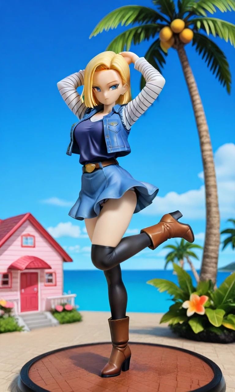 Android18号とベジ〇タの精巧フィギュア【85枚】 サンプル4ページ目
