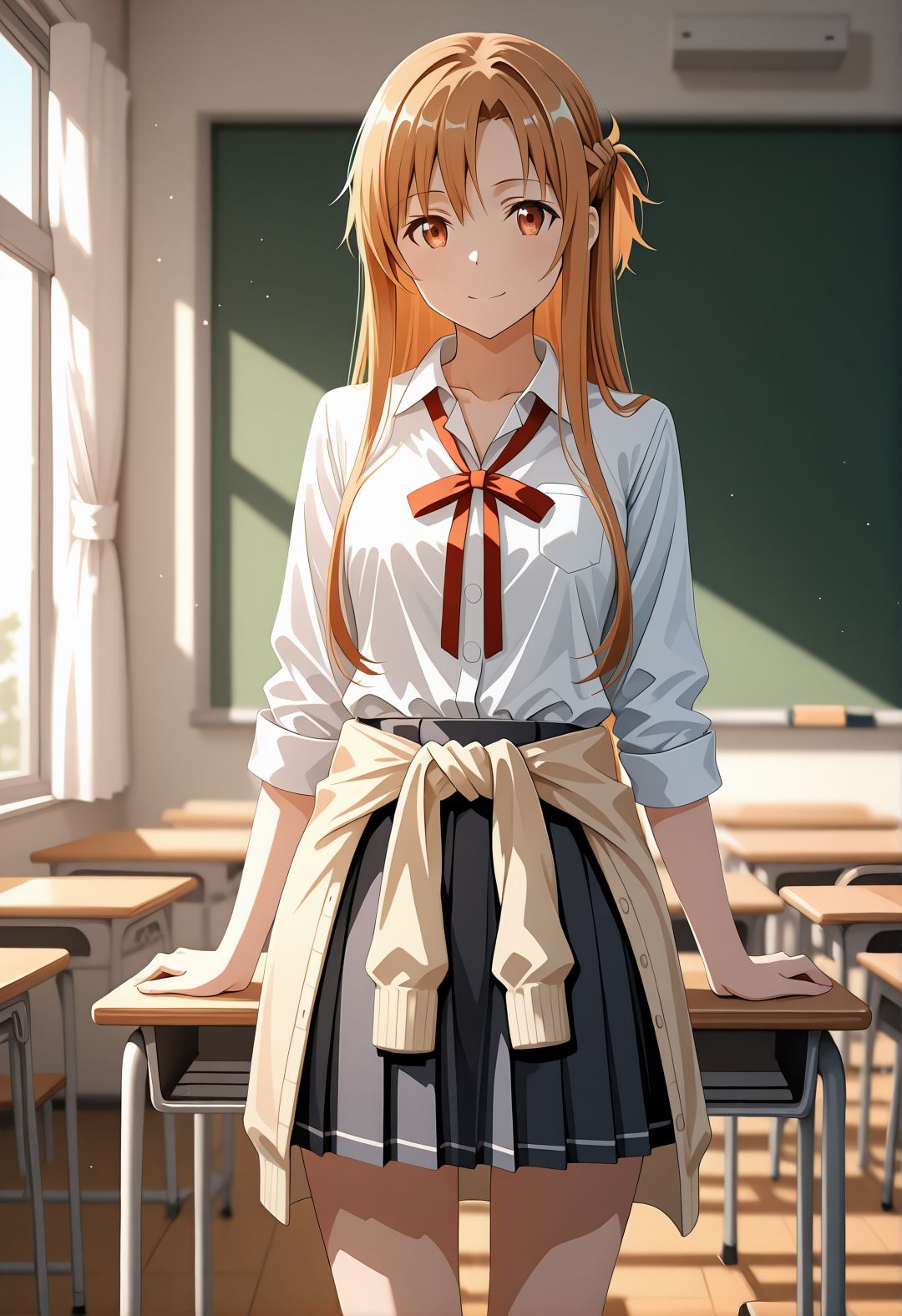 【242枚】ア〇ナ催●学園性活〜結城明〇奈が教室・プール・トイレで完全服従イチャラブ調教〜 サンプル1ページ目