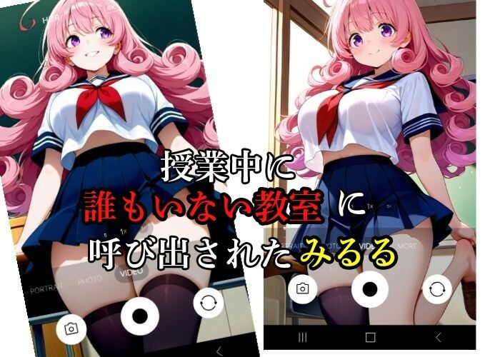 催〇アプリで爆乳 天音みるるを自由に抱く変態教師（教室編） サンプル4ページ目