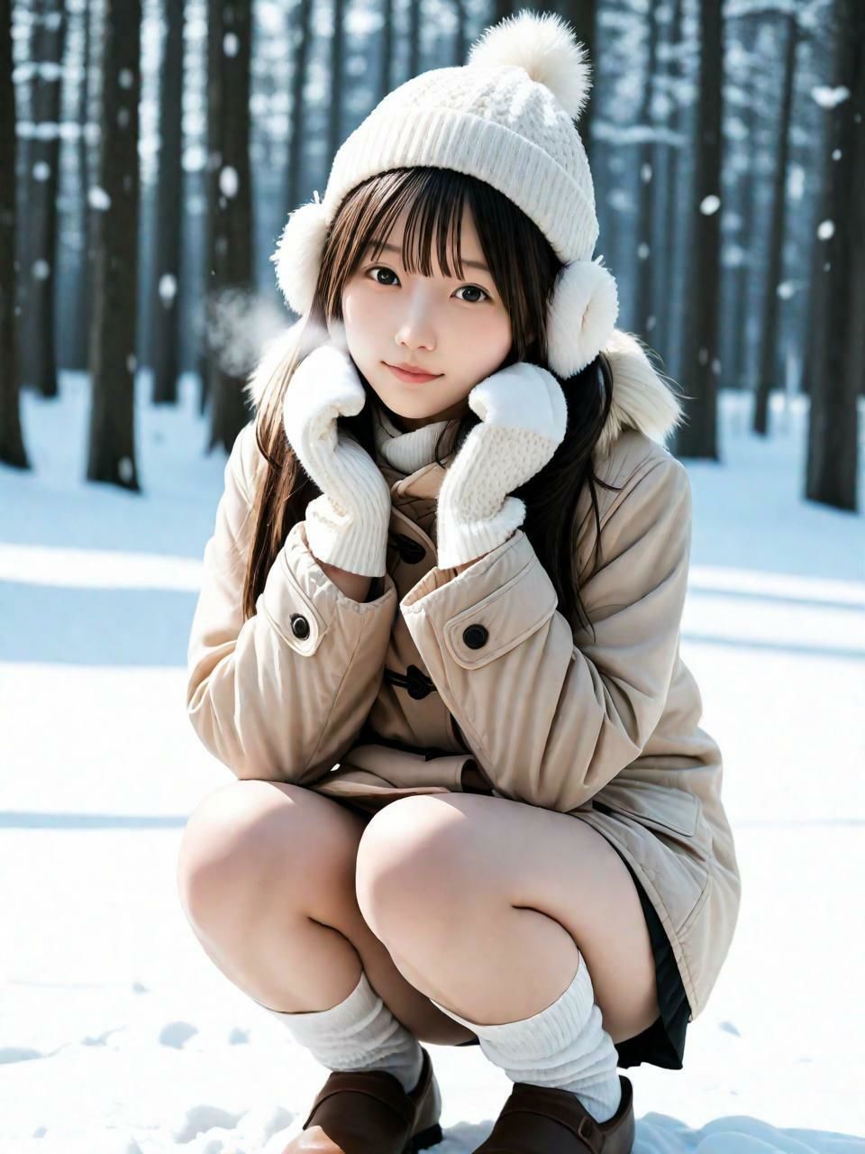 セックス雪の中（411枚）【実写系AI超リアルCG集ult】 サンプル2ページ目