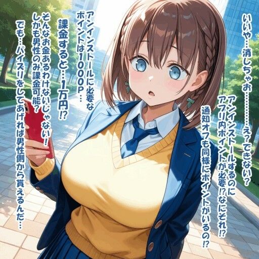 パイズリ異能力おじさん  パイズリンクアプリ 編 サンプル2ページ目