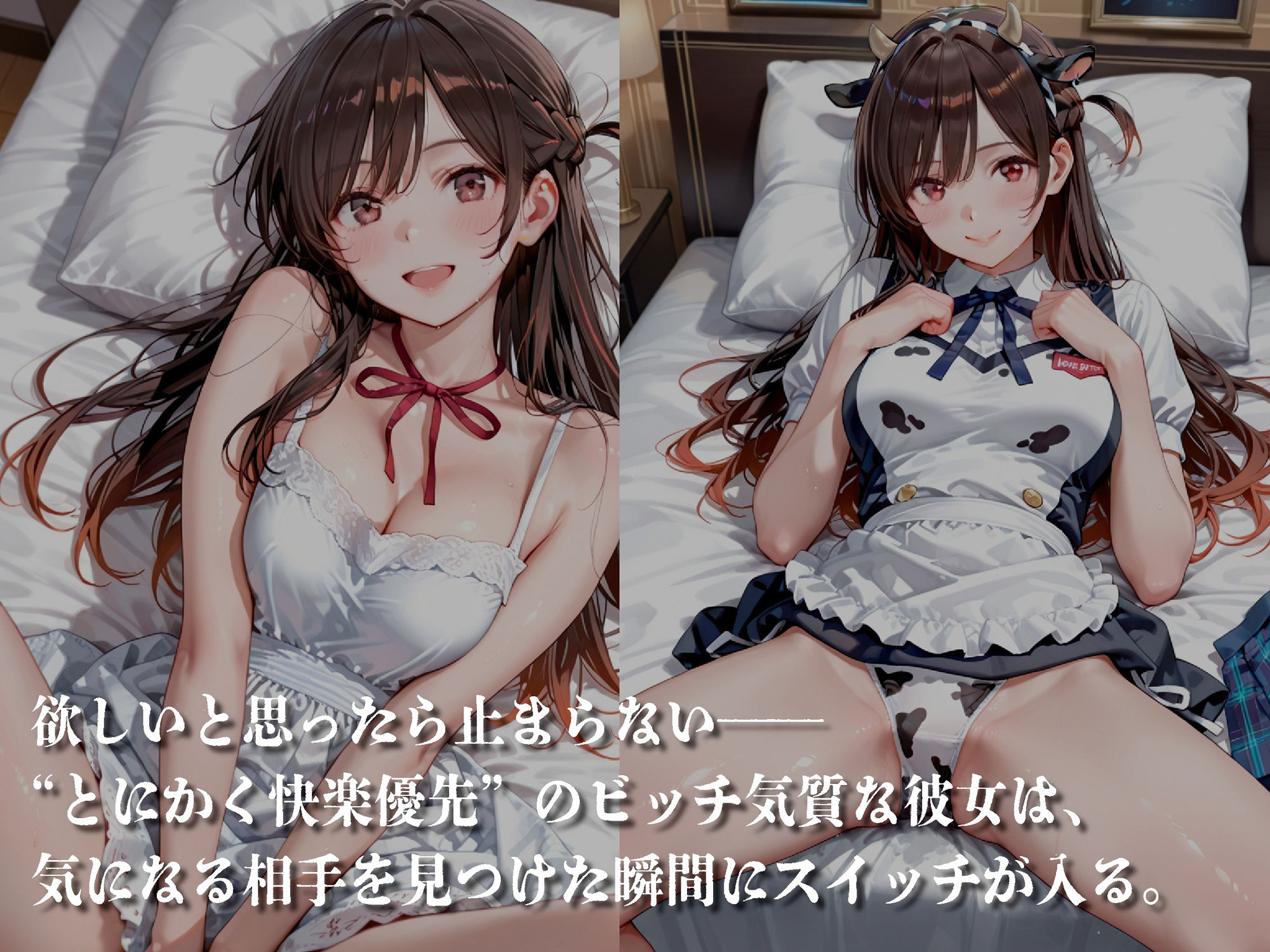 快楽優先のビッチ体質【豪華CG500枚収録】 サンプル1ページ目
