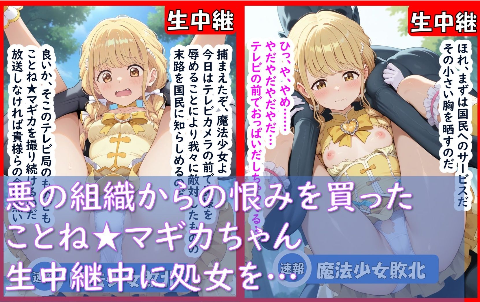 魔法少女ことね★マギカ_完全敗北 サンプル4ページ目