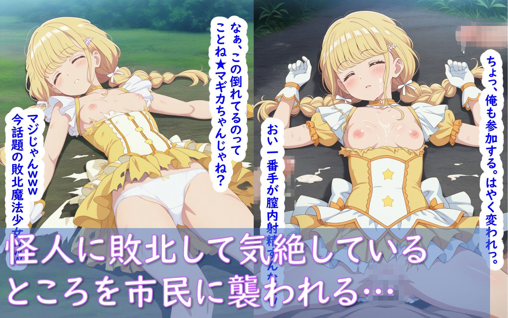 魔法少女ことね★マギカ_完全敗北 サンプル6ページ目