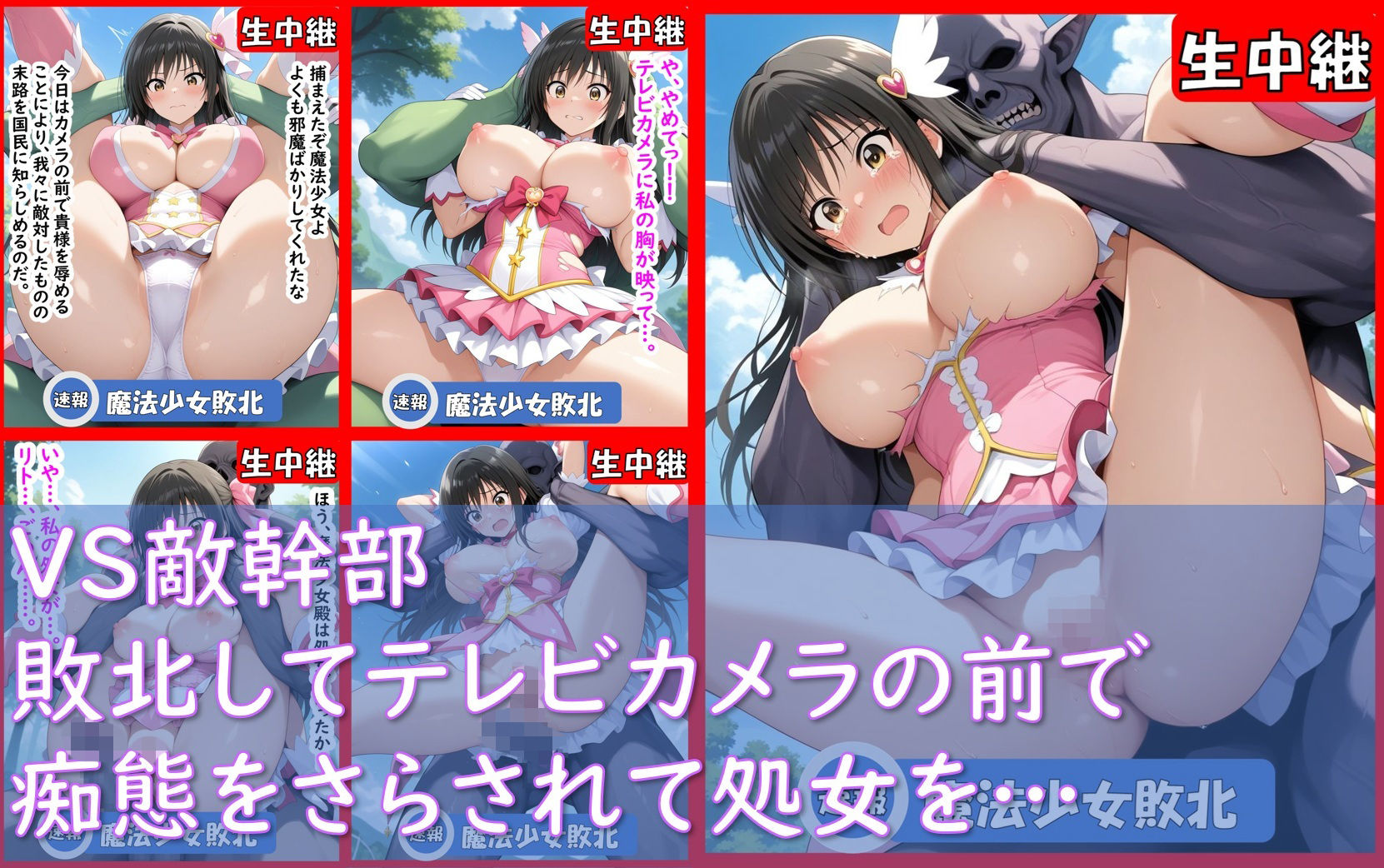 魔法少女ユイ★マギカ_完全敗北 サンプル4ページ目