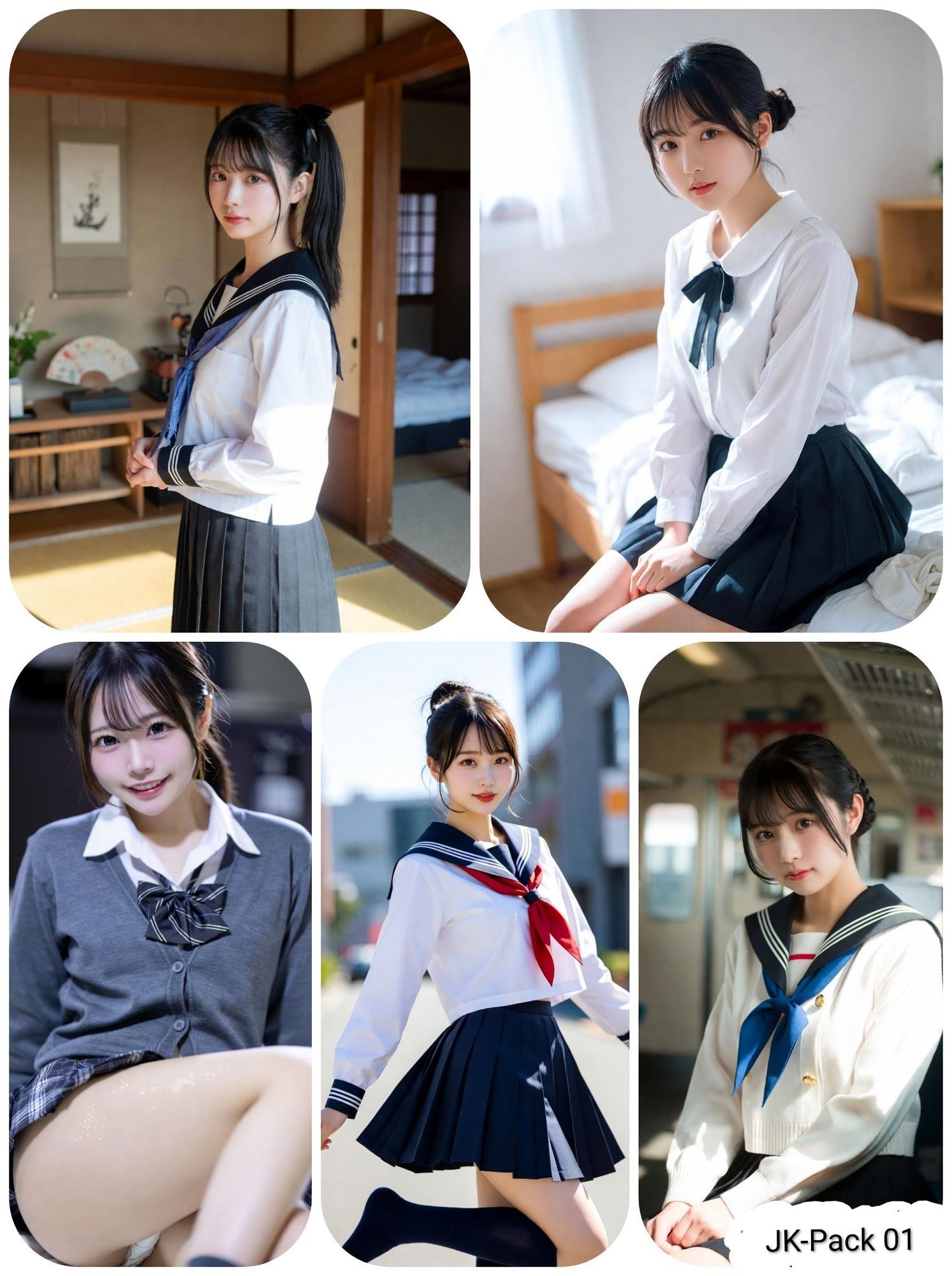 こんな美女が脱いでくれるの！？ JK-Pack01 サンプル2ページ目
