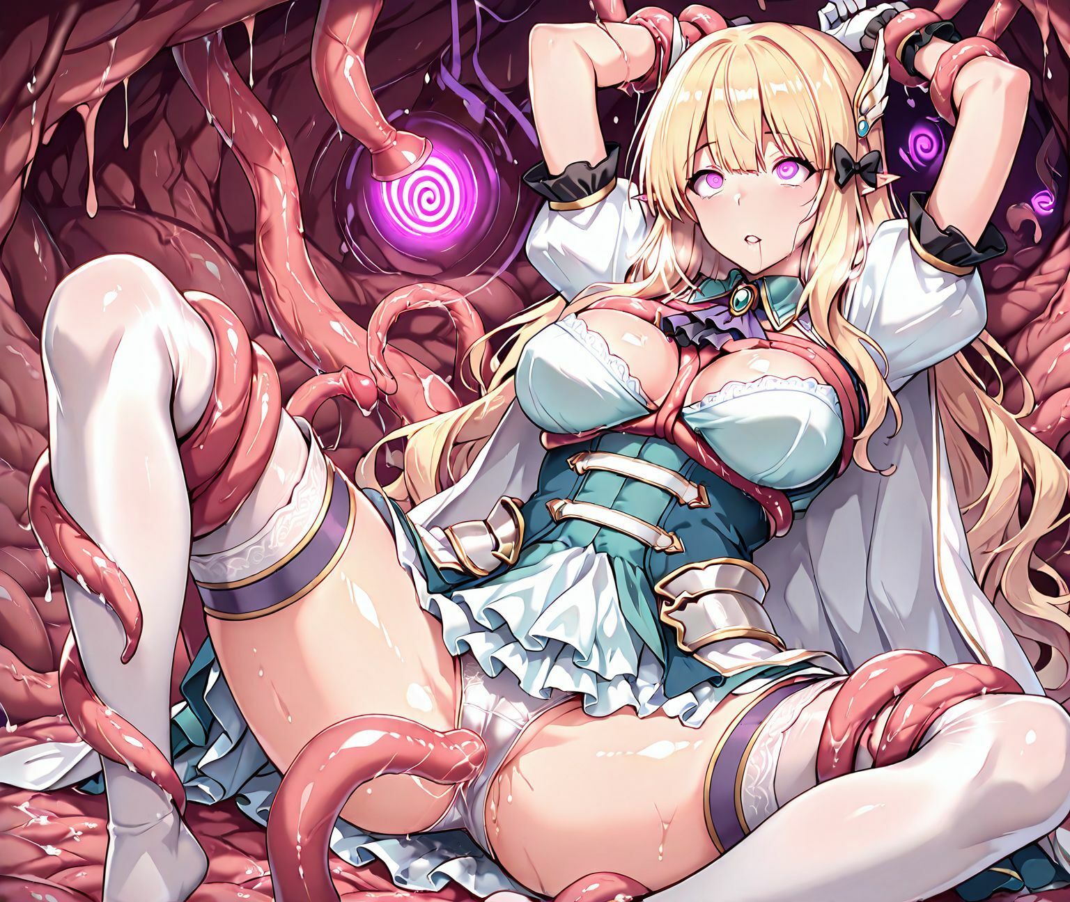 サレン洗脳丸呑み悪堕ち〜淫魔化ドスケベ交尾〜 サンプル4ページ目