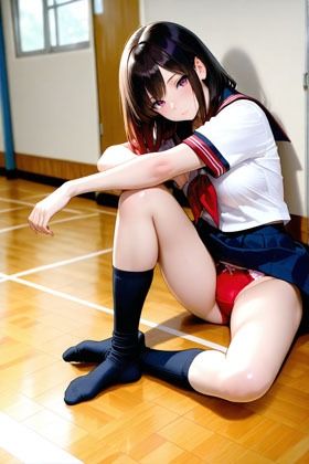 パンチラ女子校生 サンプル4ページ目