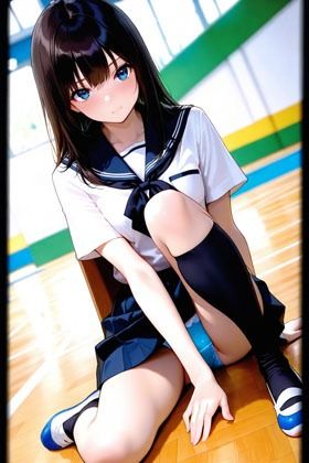 パンチラ女子校生 サンプル5ページ目
