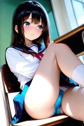 パンチラ女子校生 サンプル8ページ目