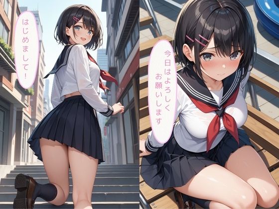 同級生では物足りない美少女J〇が放課後にパパ活！〜清楚JK（ショートヘア）編〜 サンプル2ページ目