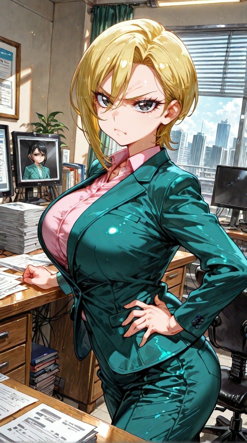 いつも険しい顔のムッチムチ女上司  夜は○○に戻ってトロ顔を晒す サンプル5ページ目