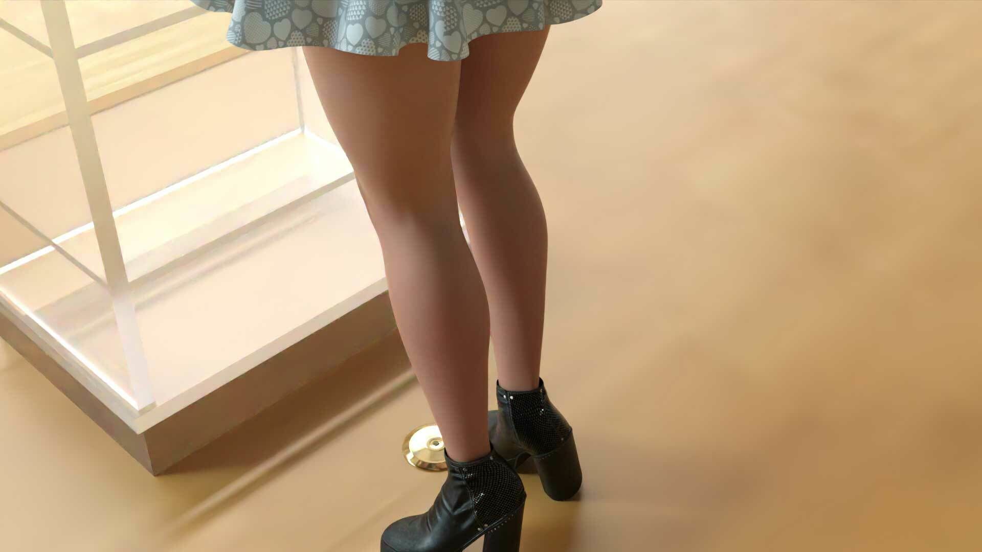 【▲100】生徒会長 一ノ瀬廻里・朝の全校演説 4th-Season Vol.008 English（『水泳の時間中に女子更衣室に忍び込み、自分のお気に入りのショーツに射精した輩がいる』（英語版）:サテン地白文字柄パンティ編） サンプル6ページ目