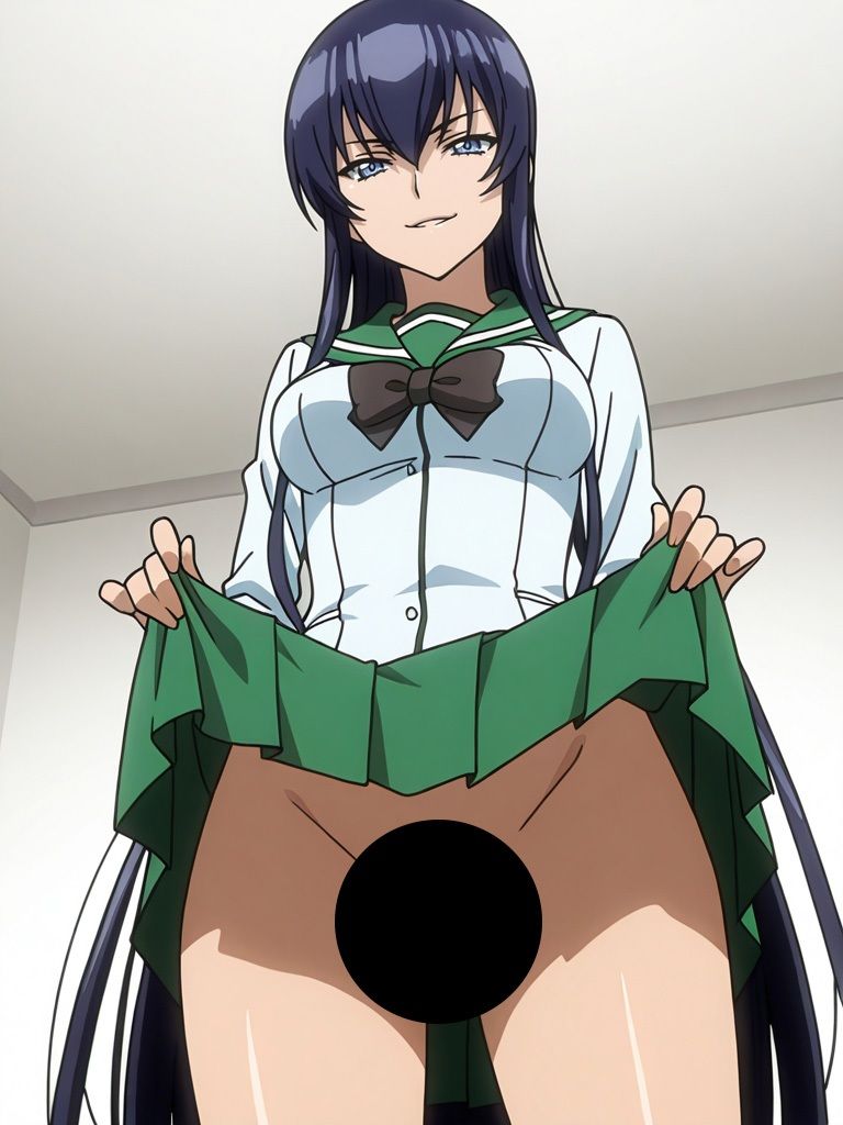 『学●黙示録 HIGH SCHOOL OF THE DEAD』ヒロイン脱がしてみた ムキムキ色黒モブがヤリたい放題 スマホでも見やすい縦型 シチュエーション＆クオリティ厳選済み480枚！ サンプル2ページ目