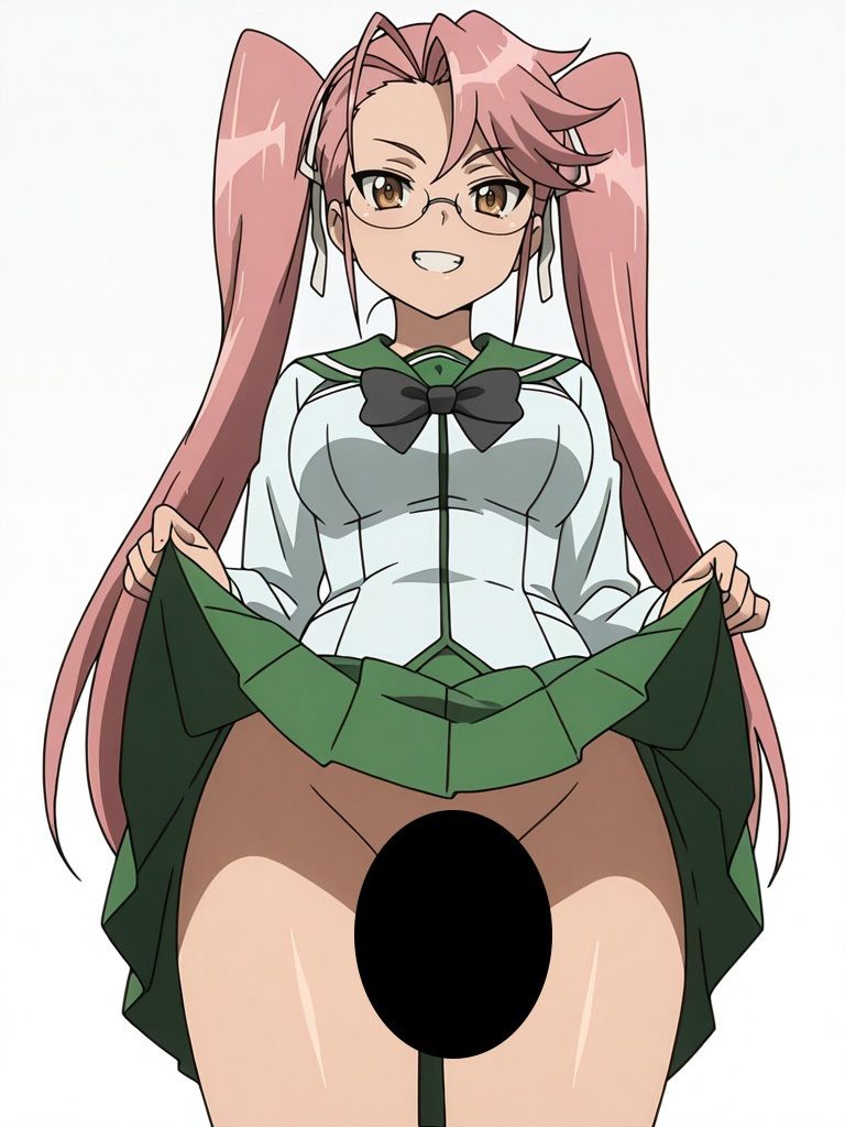『学●黙示録 HIGH SCHOOL OF THE DEAD』ヒロイン脱がしてみた ムキムキ色黒モブがヤリたい放題 スマホでも見やすい縦型 シチュエーション＆クオリティ厳選済み480枚！ サンプル3ページ目
