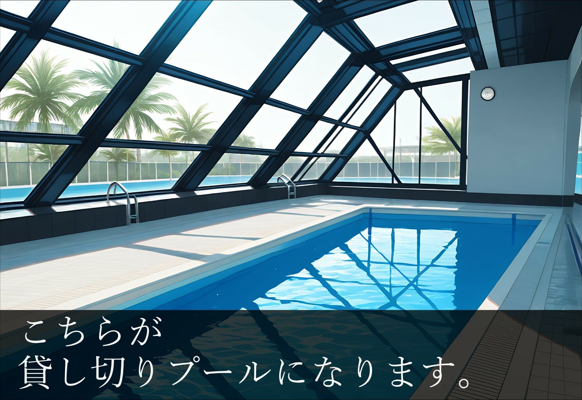 ヨンケイアニメドウガ女子〇生の絶頂貸し切りプール サンプル9ページ目
