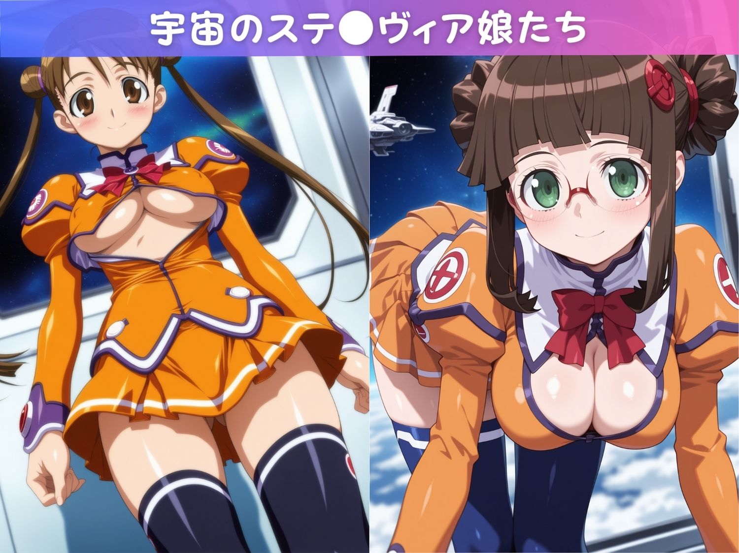 私に入れてください（ハート）宇宙のステ●ヴィア サンプル1ページ目