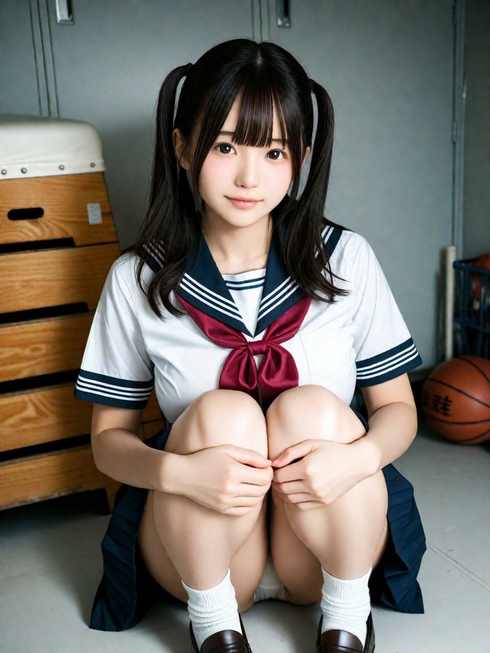 セーラー服えっち（258枚）【実写系AI超リアルCG集ult】 サンプル4ページ目