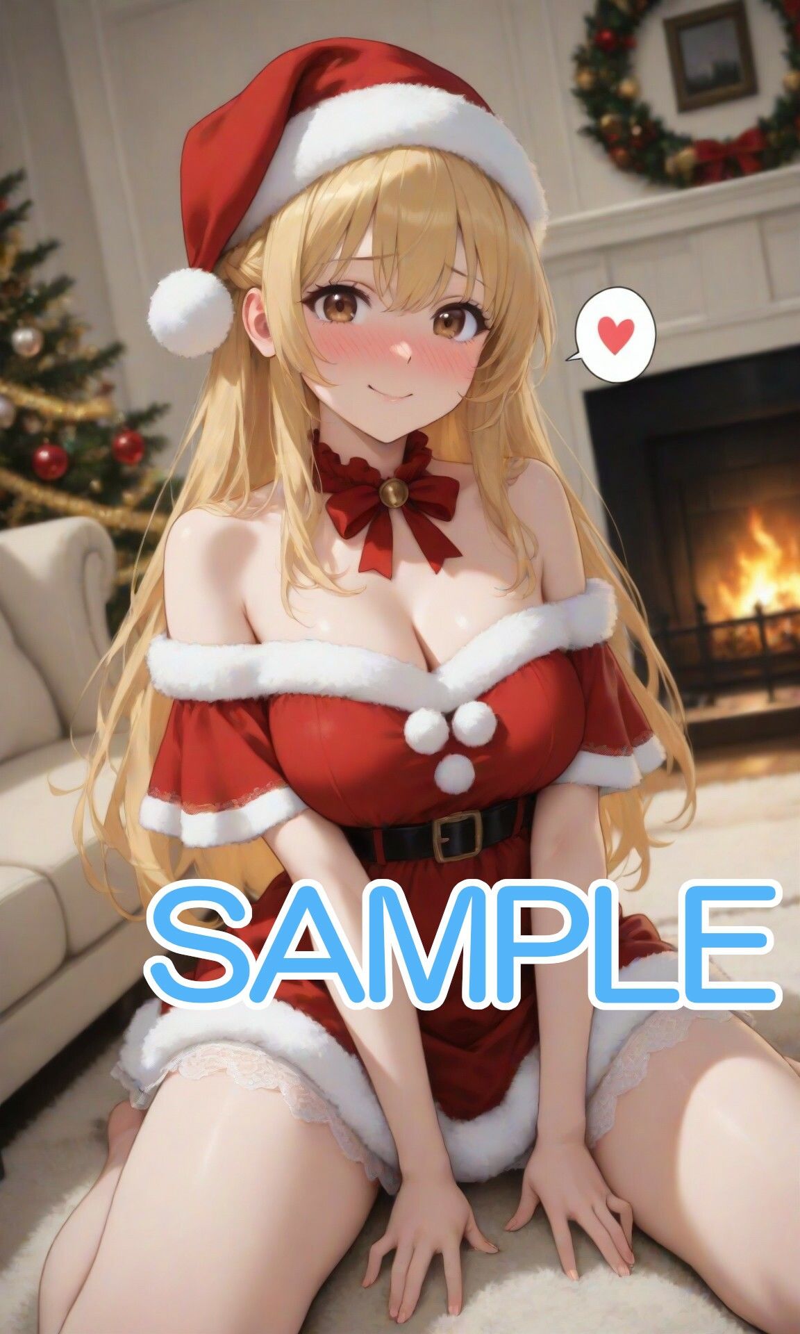 サンタな女の子とクリスマスパーティで・・・ サンプル1ページ目