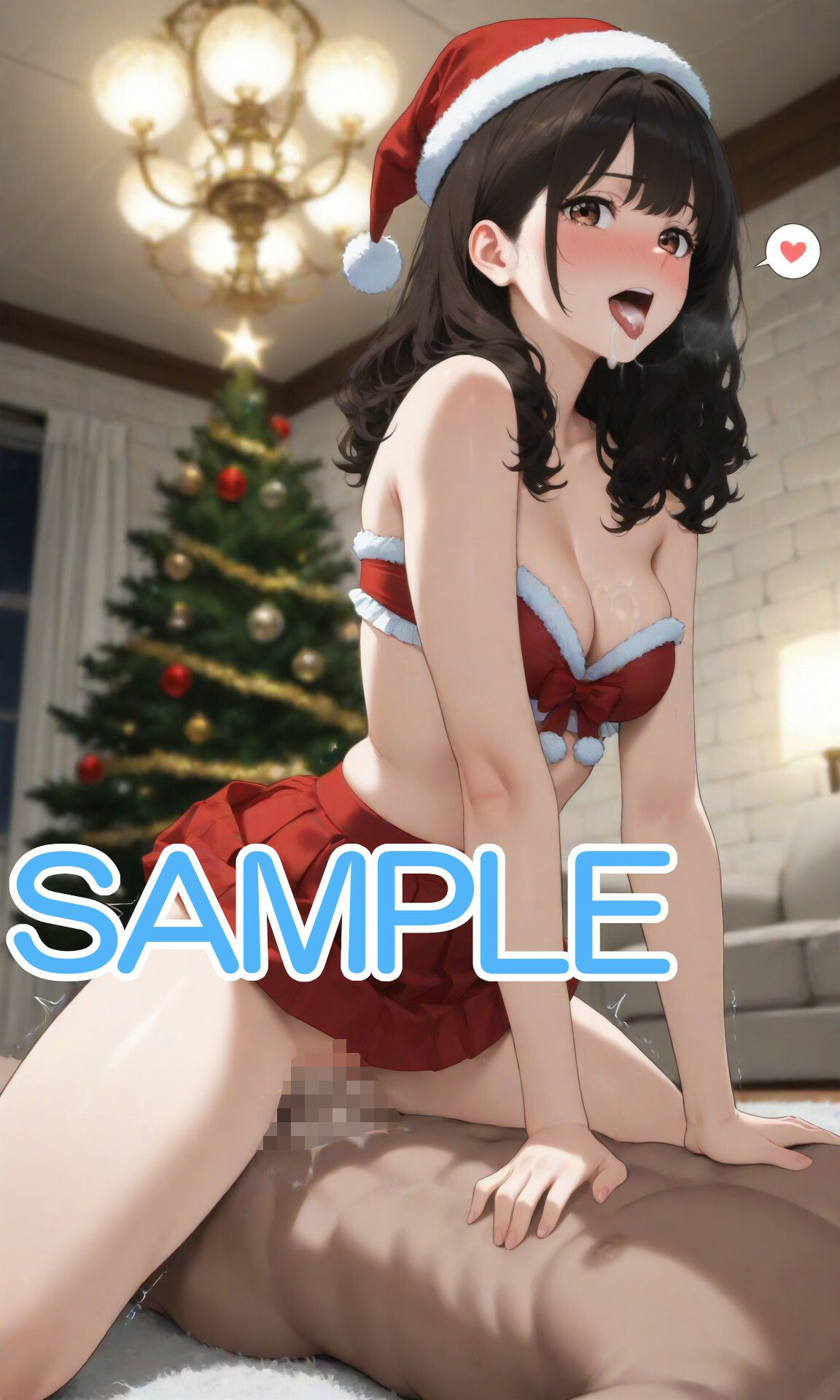 サンタな女の子とクリスマスパーティで・・・ サンプル3ページ目