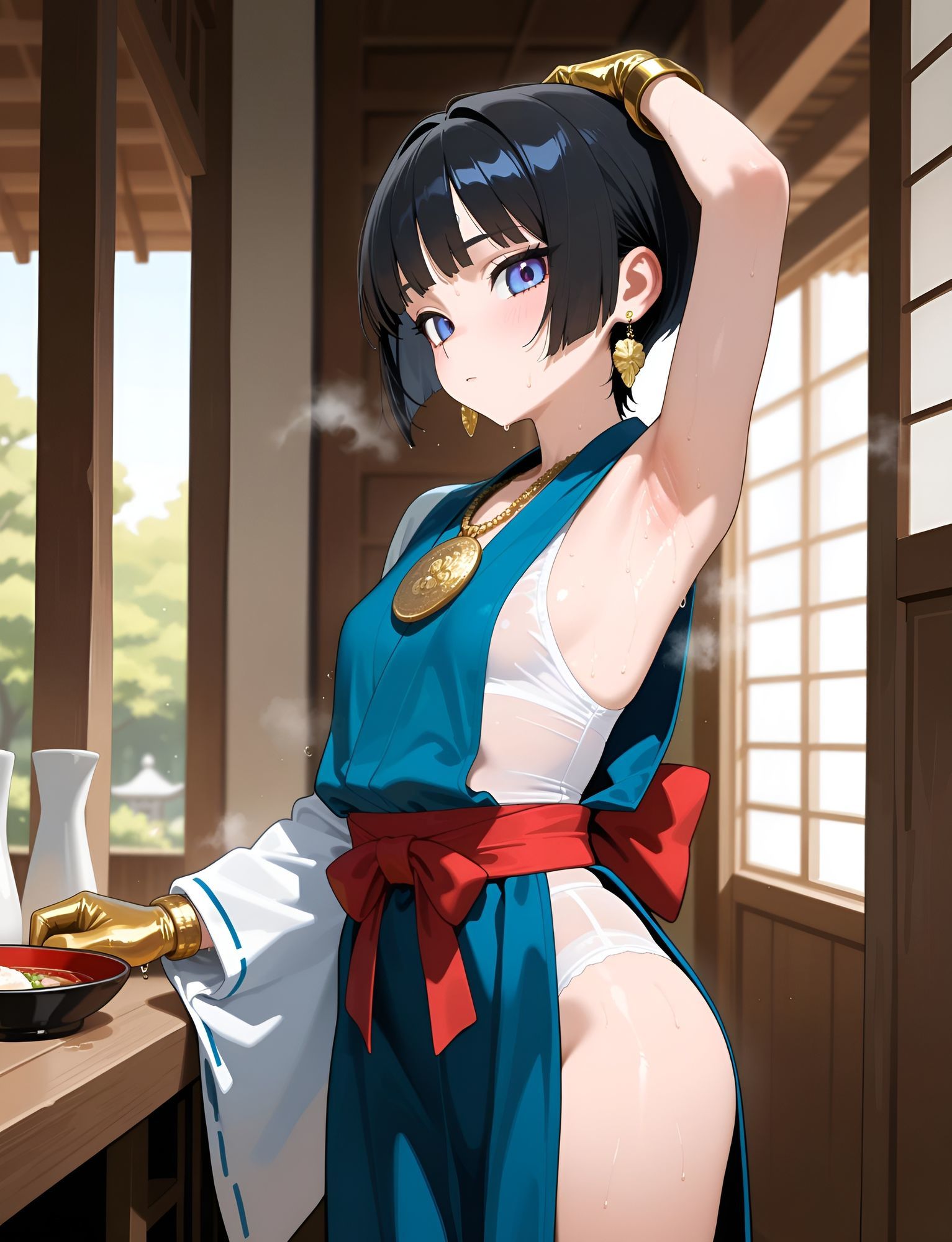レズしかいない褌巫女の淫習村 サンプル3ページ目