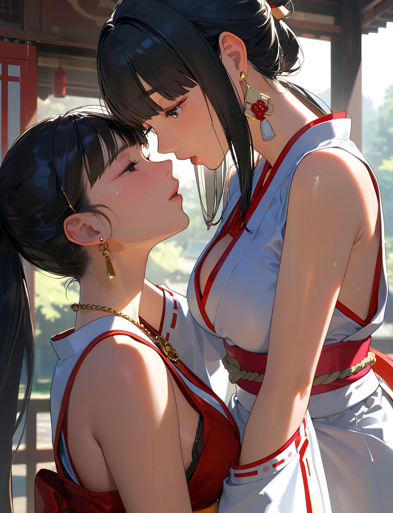 レズしかいない褌巫女の淫習村 サンプル4ページ目