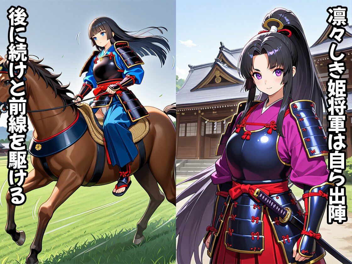 囚われの姫将軍（CG100枚） サンプル1ページ目