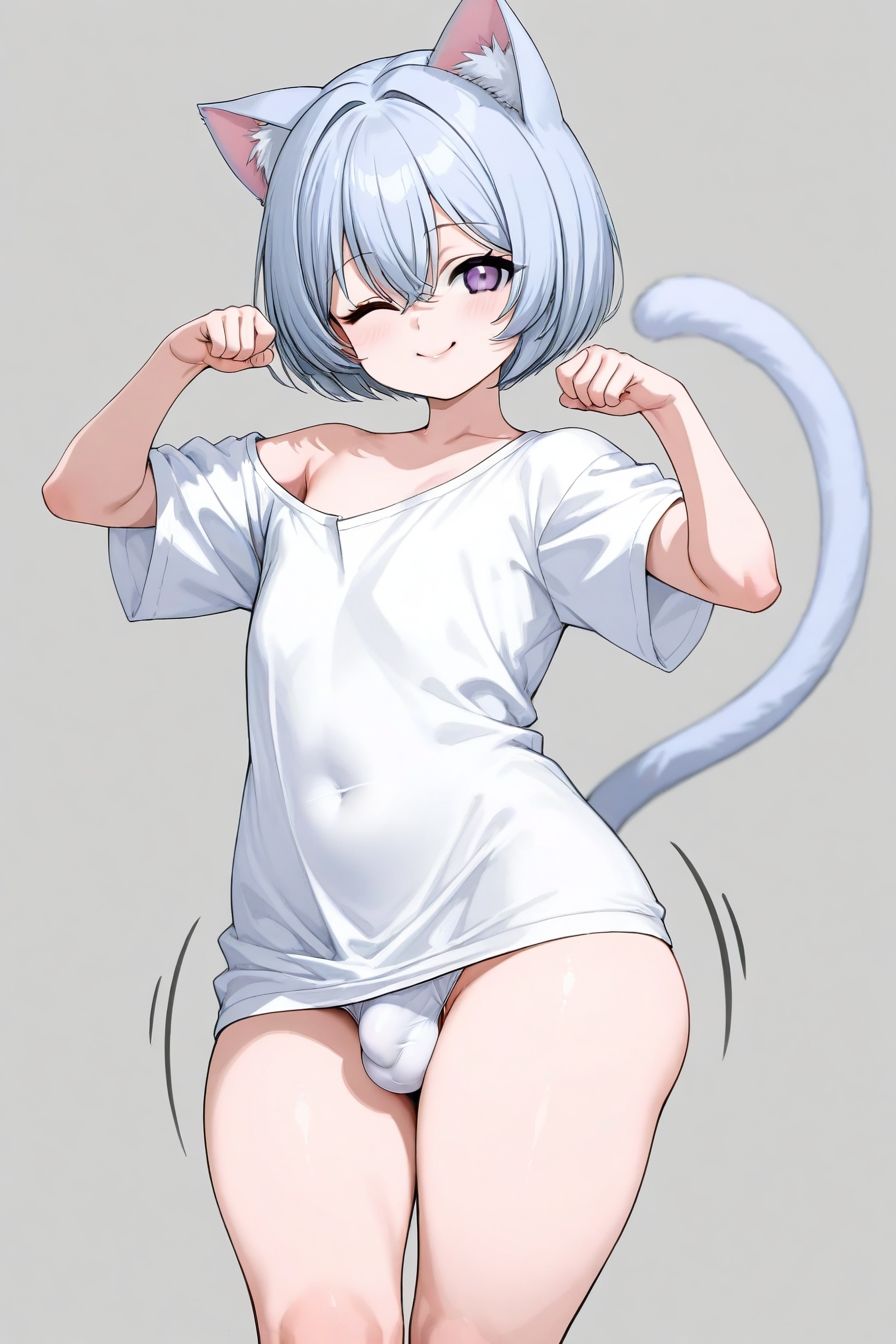 男の娘フェチ図鑑〜ねこ娘〜 サンプル1ページ目