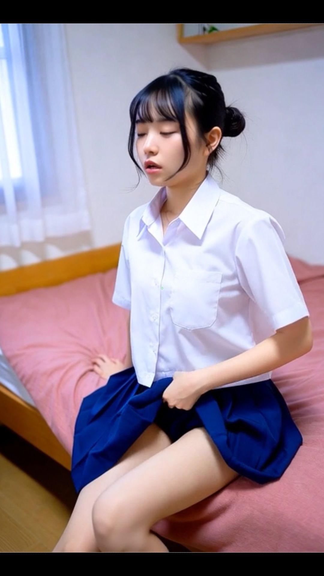 女子校生 民家盗撮 少女のオナニー シャワー 女子学生 制服 マンション望遠鏡 巨乳 素人 サンプル10ページ目