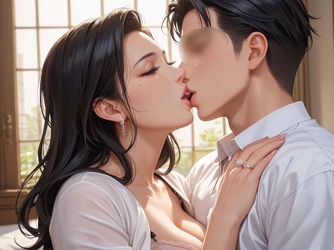 隙あらば男たちに挿入されまくるスレンダー人妻 サンプル2ページ目