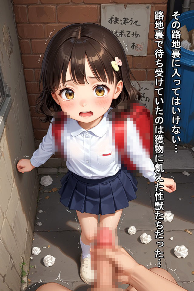 スジ少女路地裏姦 サンプル1ページ目