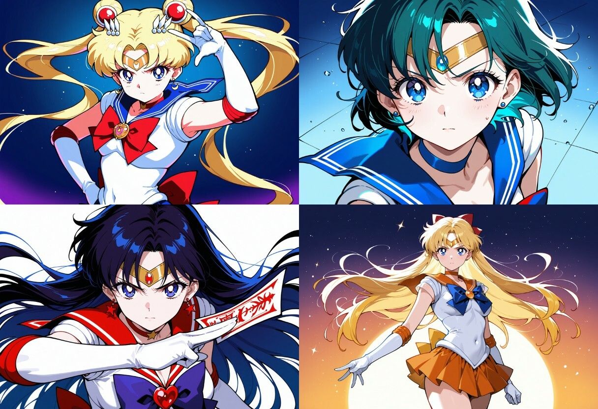 セーラー戦士敗北 サンプル1ページ目
