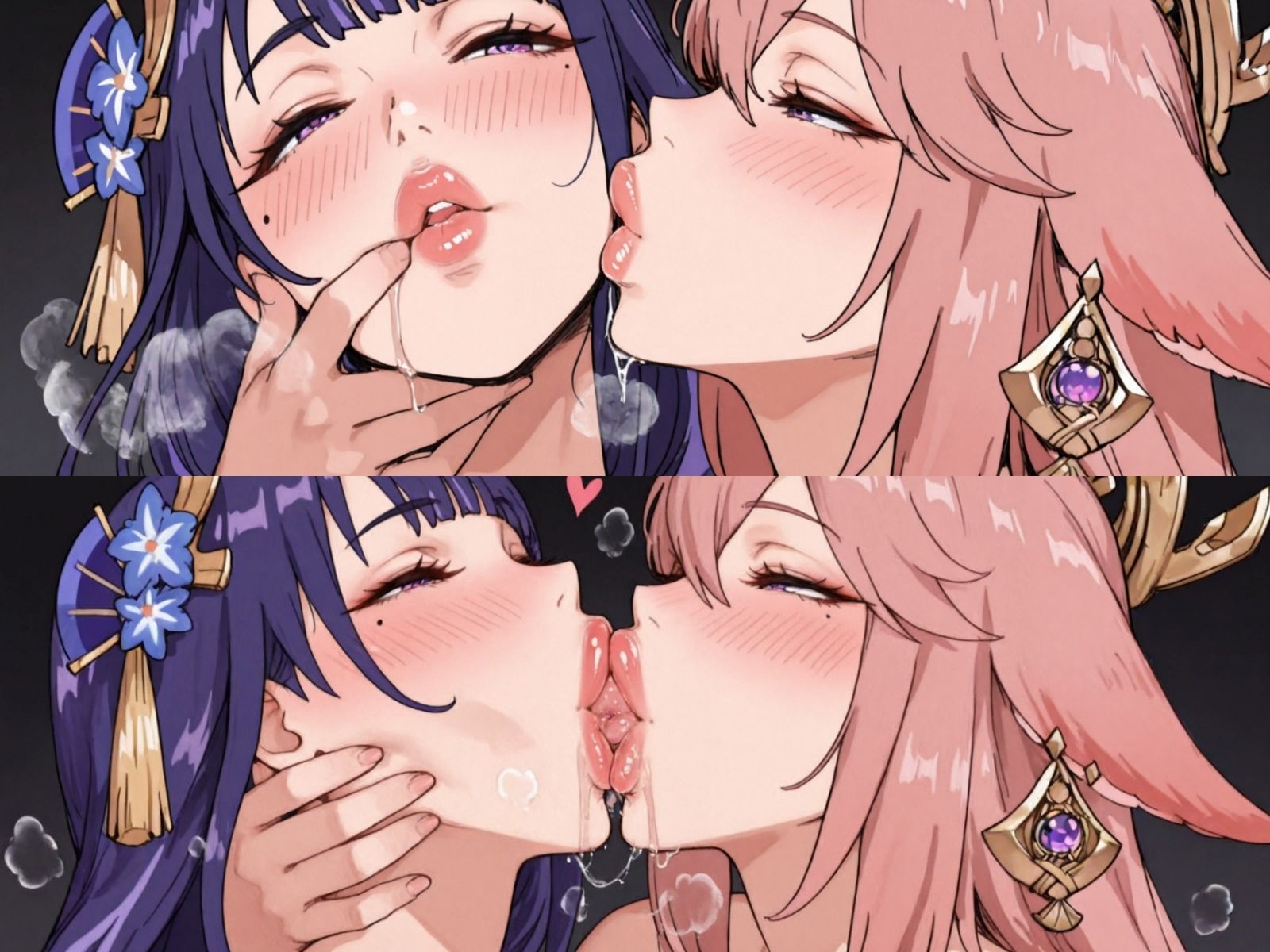 雷〇将軍×八重〇子とべろちゅーSEXしよ サンプル3ページ目