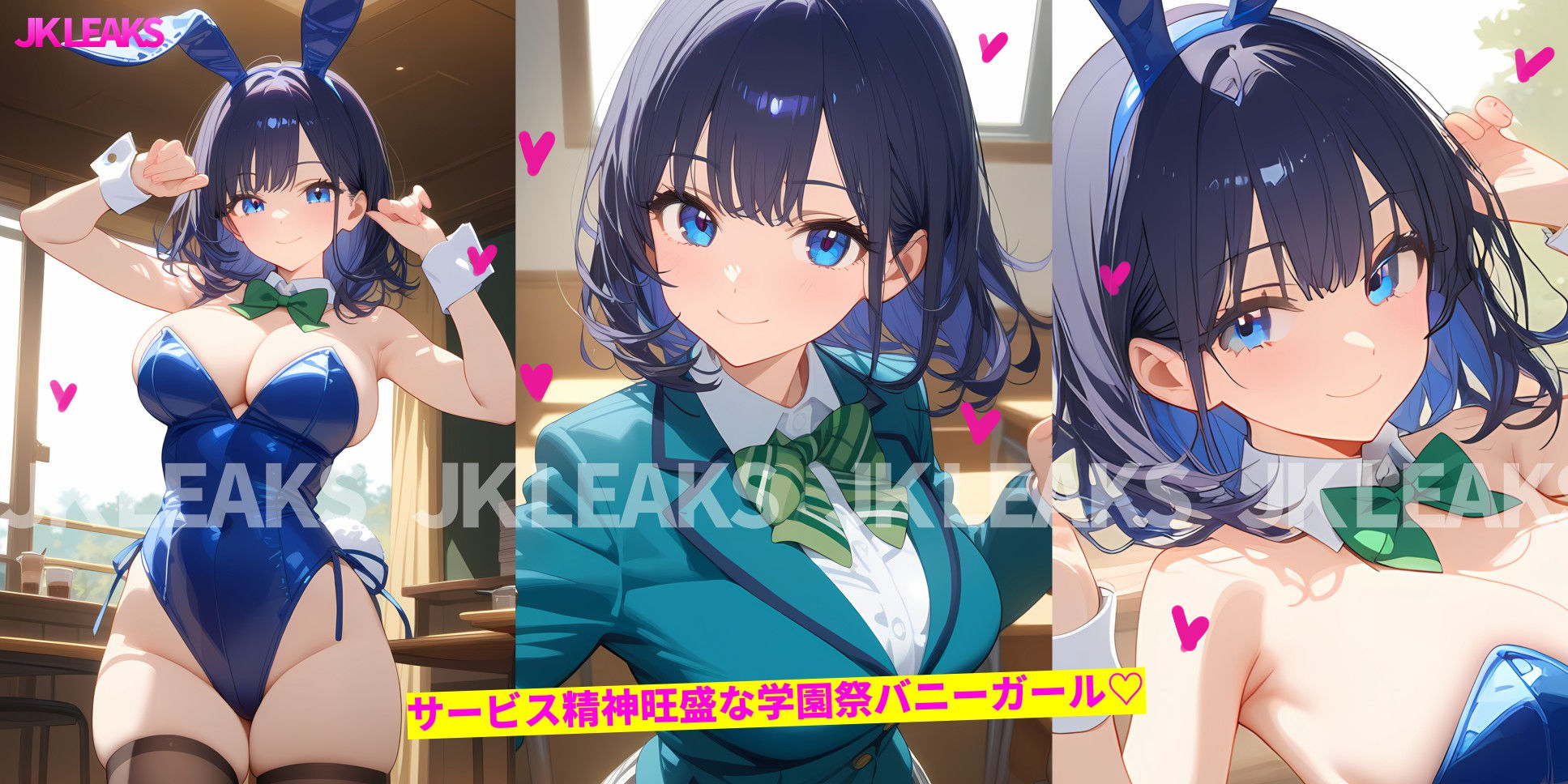 JKLEAKS 38 - 学園祭乱交バニー編 -  【アニメ13本付】 サンプル1ページ目