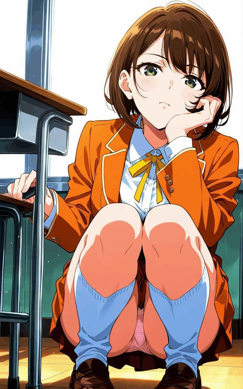 制服と女子校生  クール美女の初体験編 サンプル2ページ目